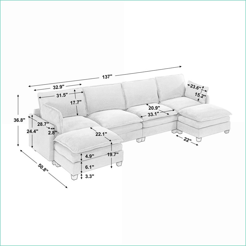 Repose-pieds avec coussin double en velours | Siège multifonctionnel, bois