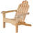 Amish Casual Heavy Duty 800 Lb Heavy Duty Treated Adirondack Chair, Cupholders-72018606