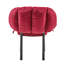 Chaise en velours moderne 1 pièce, rouge / vert-346312906