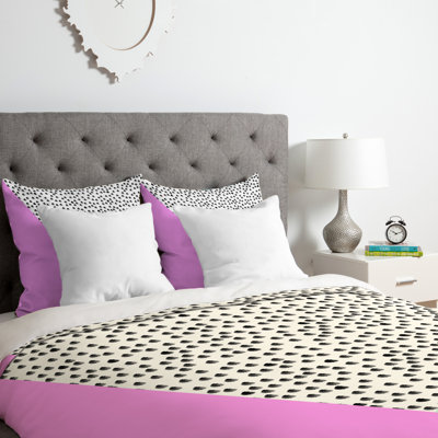 Allyson Johnson Polyester Geometric Shapes Duvet Cover