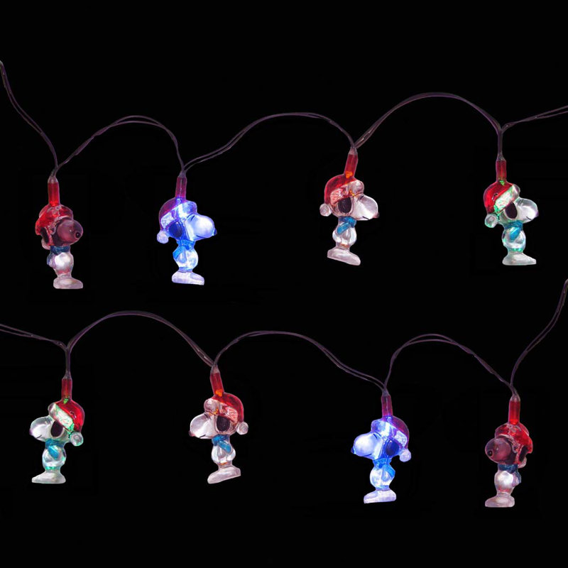 Peanuts Snoopy 15 Light String Lights