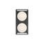 Applique murale en acier inoxydable H 12,63 po Davida