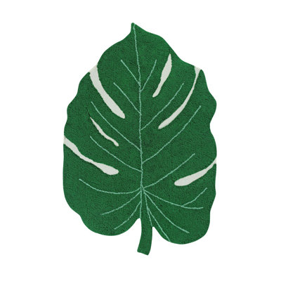 Plants Handmade Cotton Area Rug