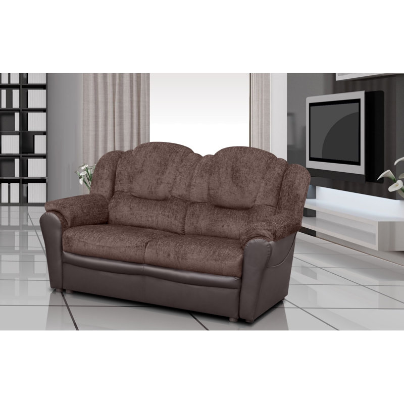 Texas 2 Seater Loveseat, Brown/Brown