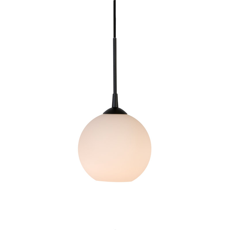 Capo 1 - Light Black Sphere Pendant, 18.8cm H x 20cm W x 20cm D