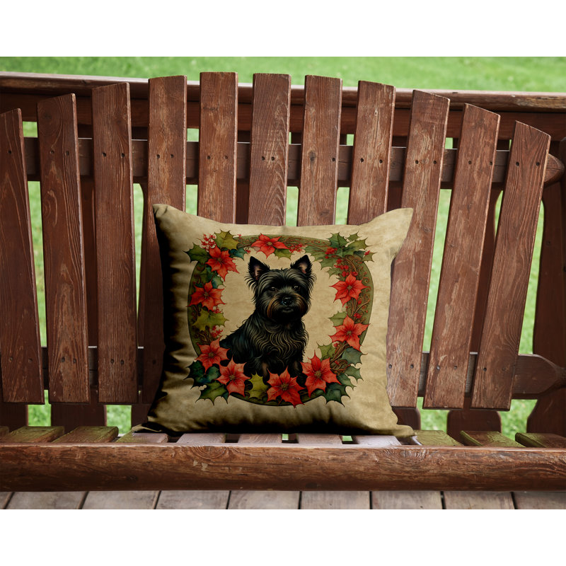 Coussin Christmas, 14 po x 14 po, Carré