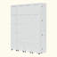 Lit escamotable mural Murphy avec portes de rangement-1375769663