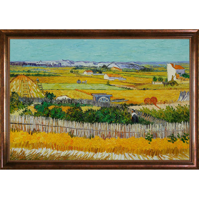 « the harvest » par vincent van gogh-picture cadre, reproduction d’art sur toile