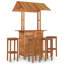 Ensemble de bar en bois Dagnah