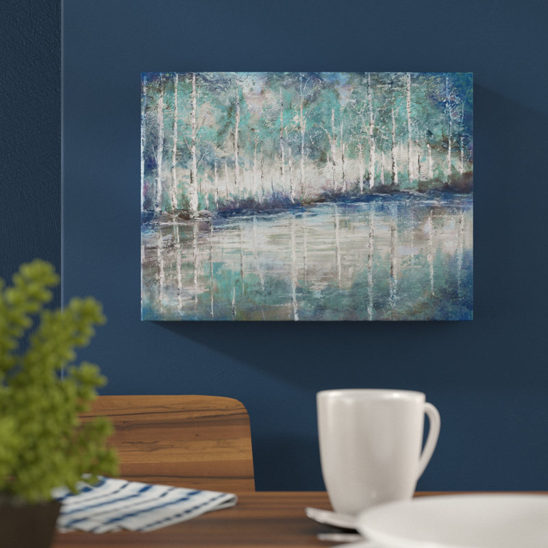 Aspen Pond by Tre Sorelle Studios - Wrapped Canvas Print, 30.48cm H x 40.64cm W
