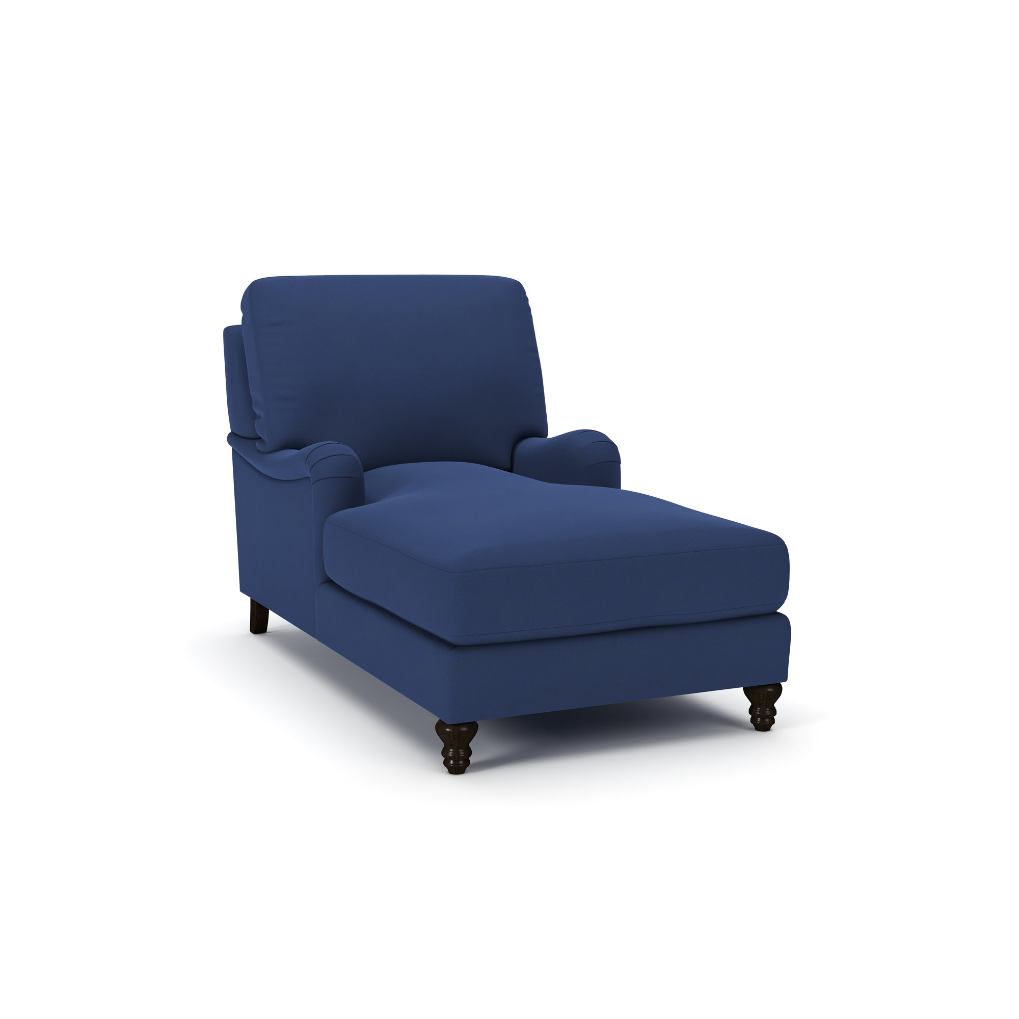 Walters Chaise, Canvas Navy Sunbrella® Canvas