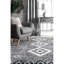 Tapis à poil long à motif géométrique Tribal-742961383