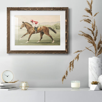 Équitation rétro I, impression sur papier