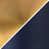 Matte Navy/Gold