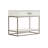 Alvar - Drawer Steel Nightstand-49687460