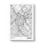 Map Sheffield UK - Wrapped Canvas-61878249