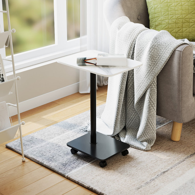 C Table End Table, White