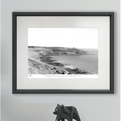 Cawsand, Whitsand Bay and Rame Head C1955 1 Piece Single Picture Frame Wall Art
