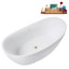 Baignoire autoportante de 63 po avec drain interne Streamline-101413191