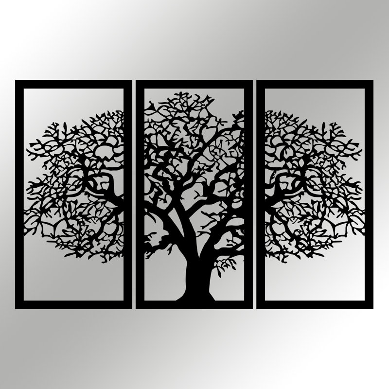 Traditional Plants & Flowers Wall Decor on Metal