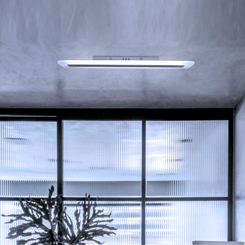 Metro Lane 1-Light LED Integrated Flush Mount, 4.5cm H x 60cm W x 3.5cm D