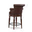 Brooks Swivel Upholstered Stool with Solid Wood Frame-645099081