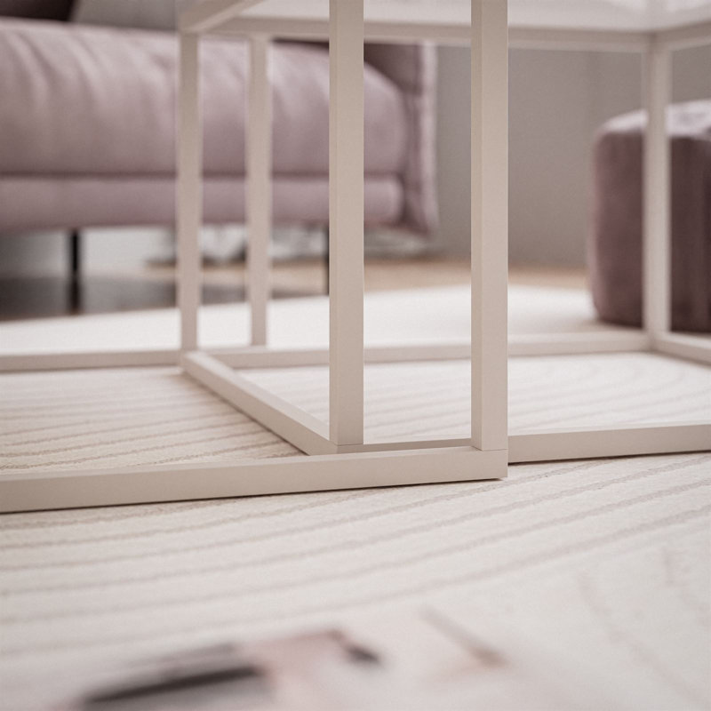 Chyral Coffee Table, White