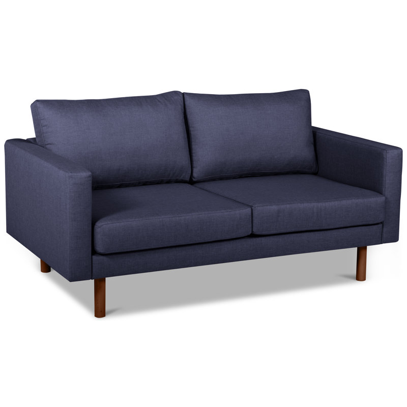 Francesa 2 Seater Loveseat, Brown, Navy