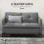 Camiel 2 Seater Linen Loveseat