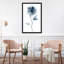 « indigo floral i » par carol robinson, reproduction d’art-49714630-49714623