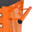 Chariot à outils orange à 4 tiroirs avec roulettes - Composition et commodité en acier - Rangement de tiroir à roulement pour le garage dans une fabrication solide-2095276864
