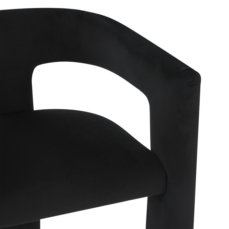 Luchanna 25 de large, Velours noir