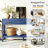 62.2'' Farmhouse Entryway Table With 3 Drawers, Painted Console Table With Bottom Shelf & Iron Handles, Minimalist Sofa Table For Living Room, Hallway, Kitchen, Bedroom, Office-1349245931
