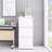 Pantelia 3 Drawer Locked Metal File Cabinet, Office/Home Organization, Easy Maintenance, White, Accommodates A4/Legal/Letter Size Papers Cabinet With Drawers And Lock, Strong Bearing Capacity, Fits Files-121505473