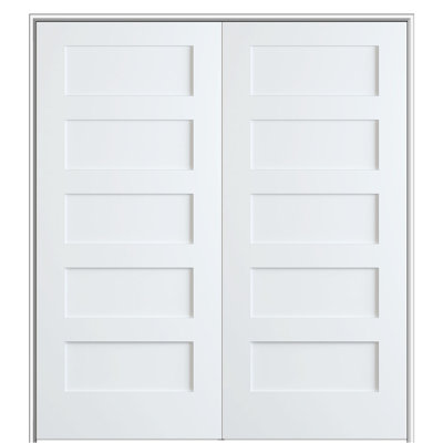 Interior Double Primed 5-Panel Door