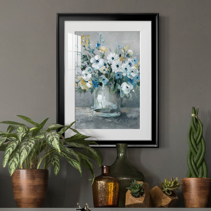 Sweetest Blossoms - peinture encadrée, H 22,5 po x l 30,5 po x P 1,5 po, Noir