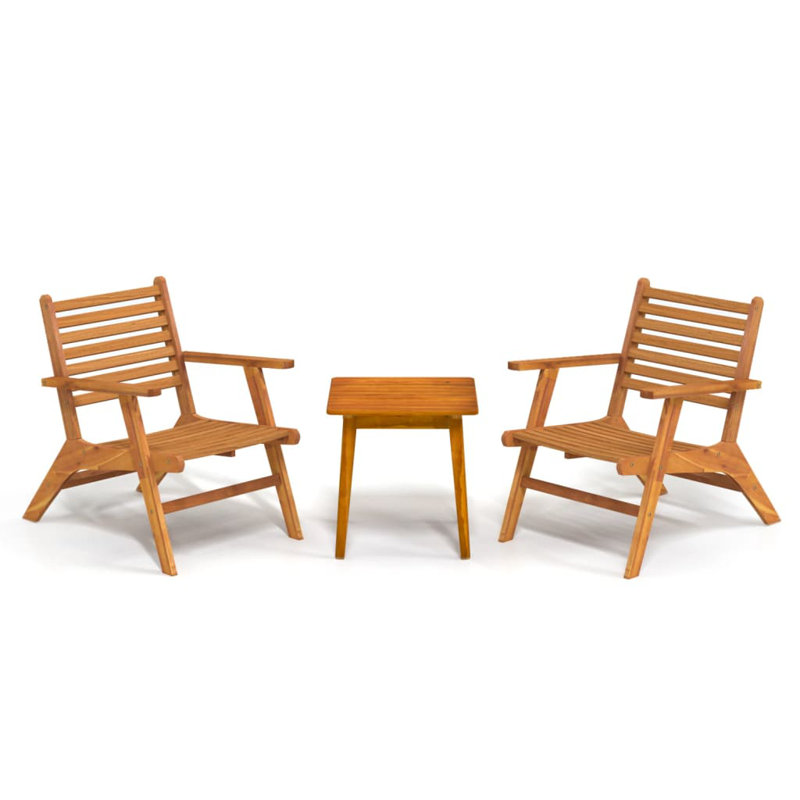 Jania Square 2 - Person Dining Set with Cushions