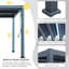 Pergola moderne en aluminium 20 'x 20'