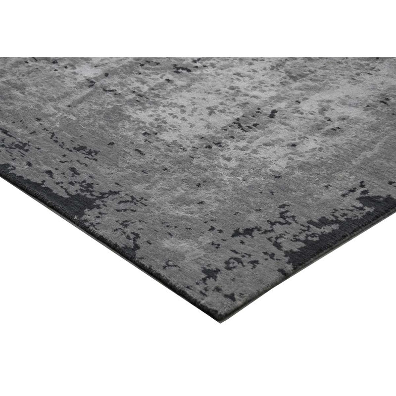 Hand-Knotted High-Quality Silver and Gray Area Rug, Rectangle 8' x 10'