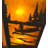 Rustic Lodge Flush Mounted Sconce-124967847-124967852