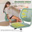 Chaise de bureau moderne avec siège en tissu Denishia-1358199996