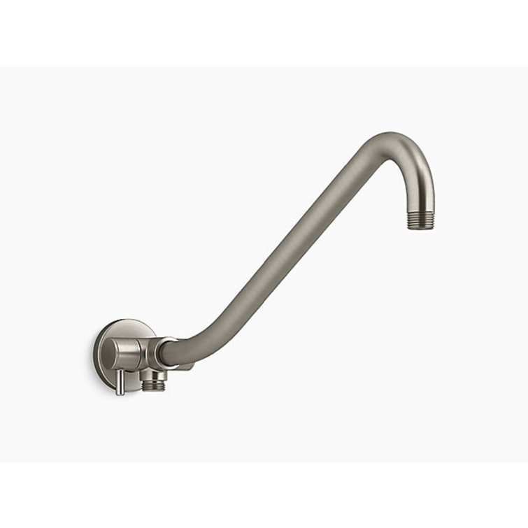 Gooseneck Rainhead Arm with 3-Way Diverter