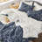 Bedsure Bed in a Bag - Reversible Flroal & Plant Pattern Printed with Comforters, Sheets, Pillowcases & Shams-110389548