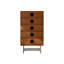Commode à 5 tiroirs brune 24,80 po