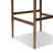 Barrau Upholstered Stool with Solid Wood Frame-120150139-123139608
