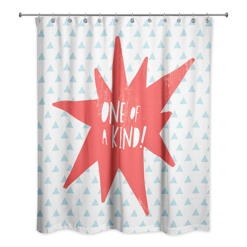 Rideau de douche simple Achiles, Rouge