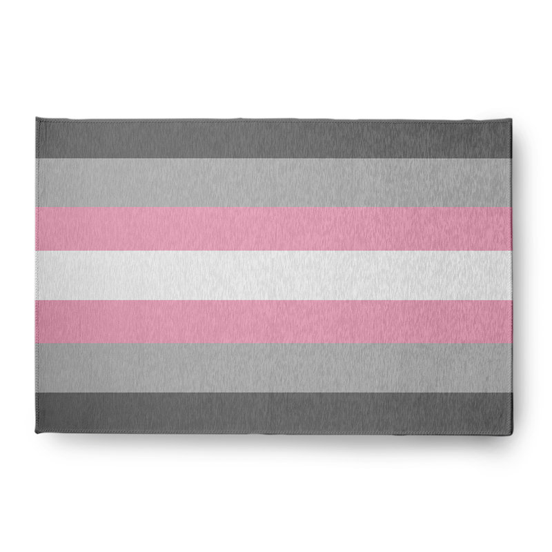 Chenille Striped Indoor Rug, Rectangle 4' x 6'