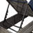 vidaXL Double Sun Lounger Black 80.71 x 50.79 x 78.74 in Poly Rattan