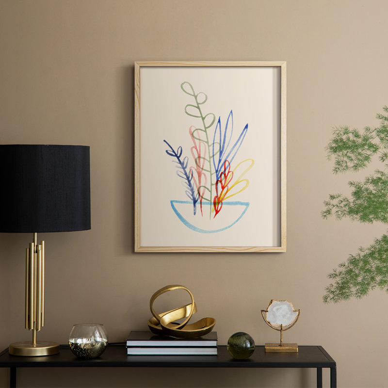 Fun Bunch I Framed Print - Solid Wood, 11" H x 9" W