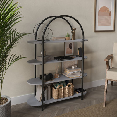 Amorie 46.46cm H x 35.43cm W Solid Wood Bookcase